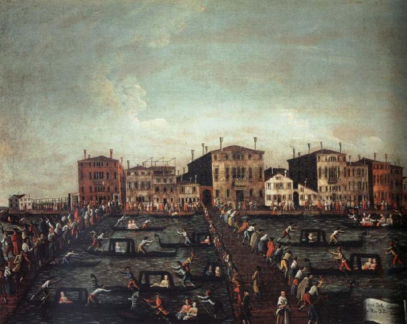 Gabriel Bella Procession of Courtesans on the Rio Della Sensa oil painting picture